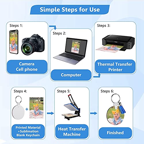 160 Stück MDF-Sublimation, zur Farbstoffsublimation mit Doppelgesicht zur Herstellung von DIY Handwerk