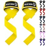 TECEUM Lifting Straps for Weightlifting Gym Strength Training - Wrist Straps with Neoprene Padded Cotton - Men & Women – Ideal for Powerlifting, Bodybuilding & Deadlifts
