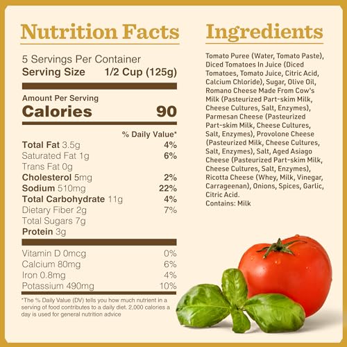 Image of Bertolli Pasta Sauce, Five Cheese, 24 oz