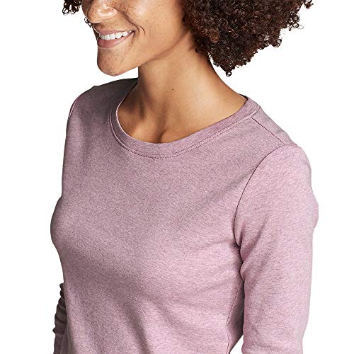 Eddie Bauer Women's Favorite Long-Sleeve Crewneck T-Shirt, Black, Medium