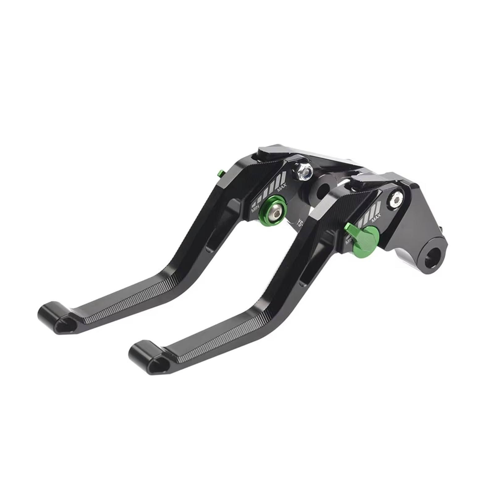 KOEHXJ Brake Clutch Levers for Kawasaki for Z900 for Z650 for Ninja for VERSYS for 650cc Aluminum CNC Adjustable Motorcycle Brake Clutch Lever(Black Green)