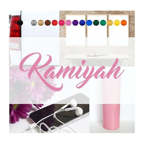 Customize Your Car, Truck Or Boat With Professional Grade, Weatherproof Automotive Vinyl Bumper Stickers - U Name It: Kamiyah - Uv Resistant Decal, Made In The Usa! Master Of Break: 14 Inch, Bubblegum Pink #TOP13