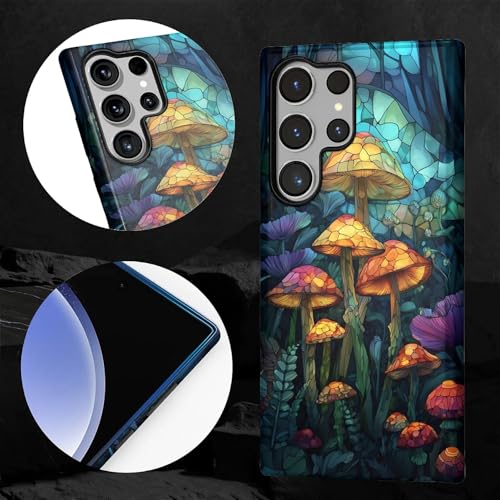 Coque Samsung S24 Ultra évite rayures et chocs motif champignons mignons - 3