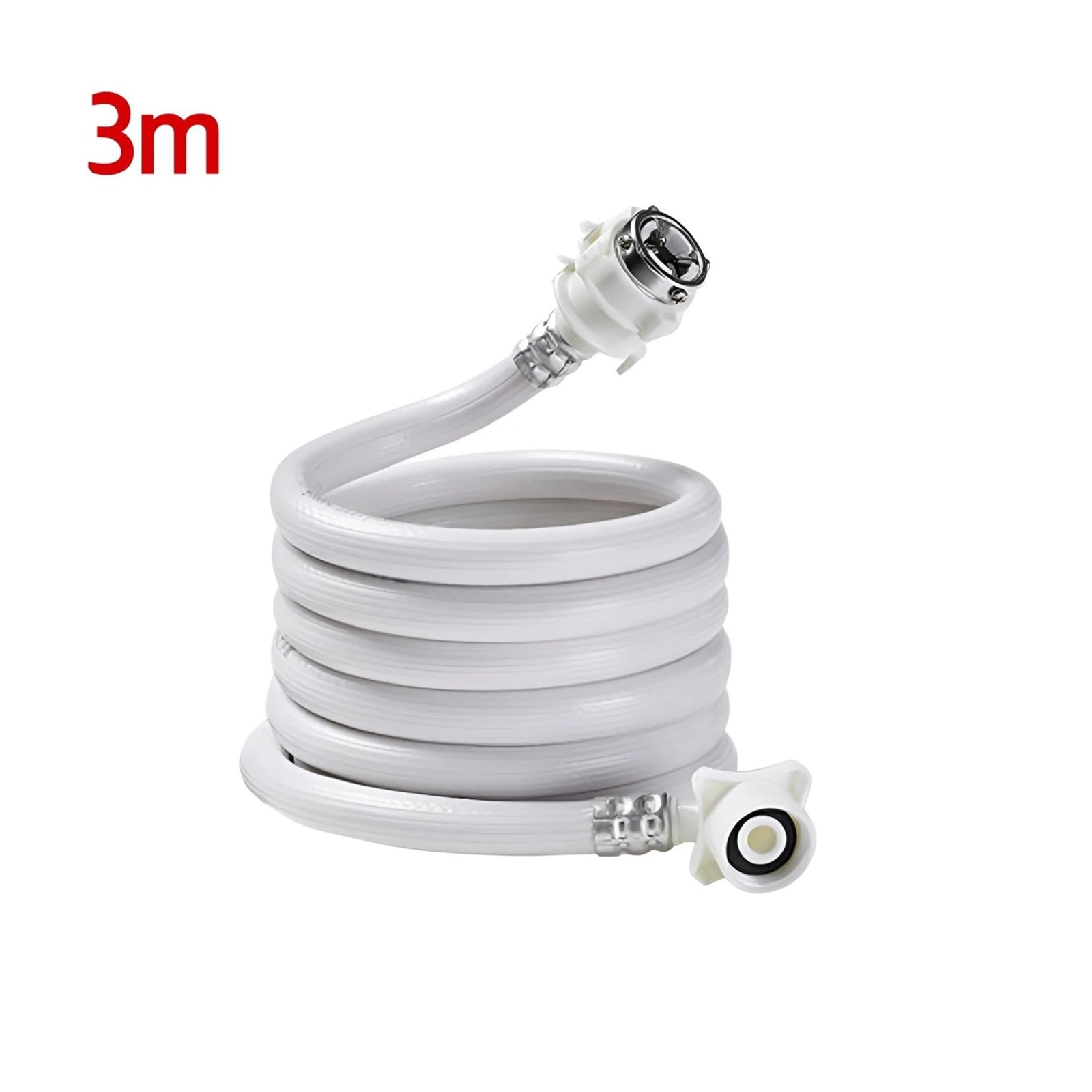 Manguera de entrada de agua a prueba de explosiones for lavadora totalmente automática Universal extensión de agua extendida | 3 meters with steel