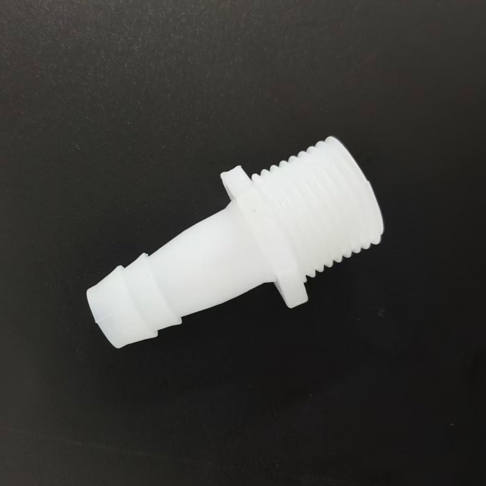 PP Plastikowa złączka do węża wielokrotnego użytku 3/8G Złącze adaptera z gwintem męskim 100 szt(1/2inch 1/2G White)