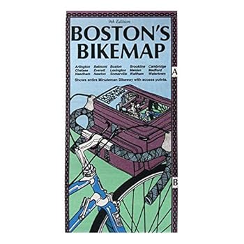 Paperback Rubel BOSTON BIKE MAP Book
