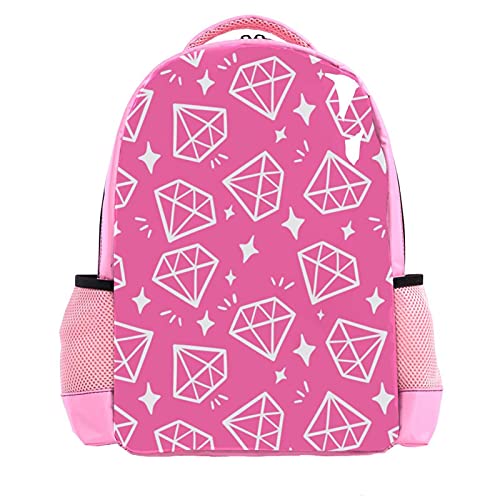Sac à dos pour enfants pour soulager le dos : sac d'école rose léger motif 01