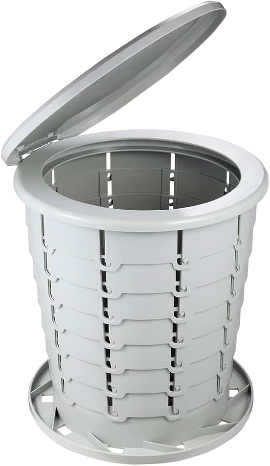 NTK, Banheiro Eco Camp Light, Vaso Sanitário Ecológico Portátil e Dobrável para Atividades ao Ar Livre, 15 Litros.