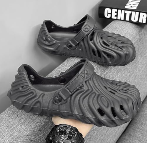 Image of Unisex Slip-On Wave Design Pattern Clogs