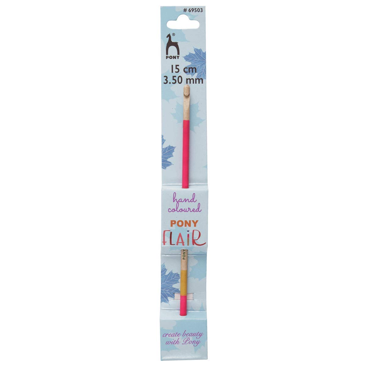 Pony Flair Hand Colored Crochet Hook - 15CM (3.50MM)