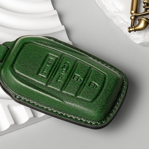 Image of for Toyota Key Fob Cover Leather car Key case fits 2027 2026 2025 2024 Grand Highlander Camry Crown Signia Highlander Venza Land Cruiser Accessories
