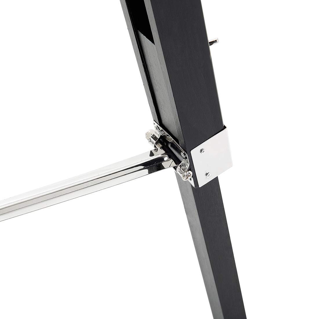 Lampadaire, E27 Max 60W Trépied Métal Lounge Noir/gris, COREP H.163 Cm