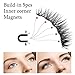 Magnetic Eyeliner and Lashes Kit-5D Mink Natural False Eyelashes -Fake Long Eyelashes No Glue-4 Pairs Pack