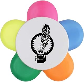 Azeeda 'Quill Pen' Flower Shape Highlighter P...