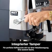 Ninja Luxe Pro 3-in-1-Kaffeemaschine mit Mahlwerk und Aufschäumer für Latte, Cappuccino, Cold Brew & Espresso, einfache Handhabung, 5 Voreinstellungen zum Aufschäumen, Silber, ES701EU – Ansicht 6