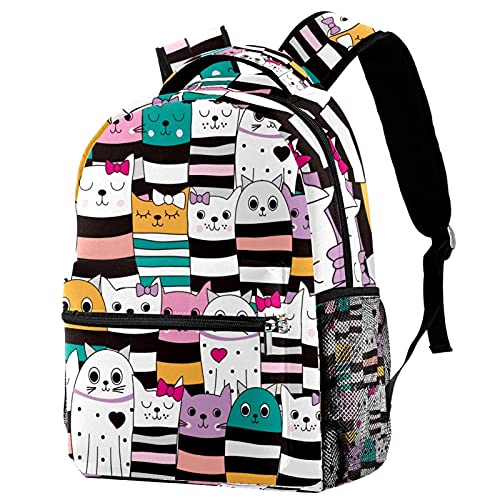 Sac à dos voyage chat pour fille et garçon idéal pour l'école et sorties