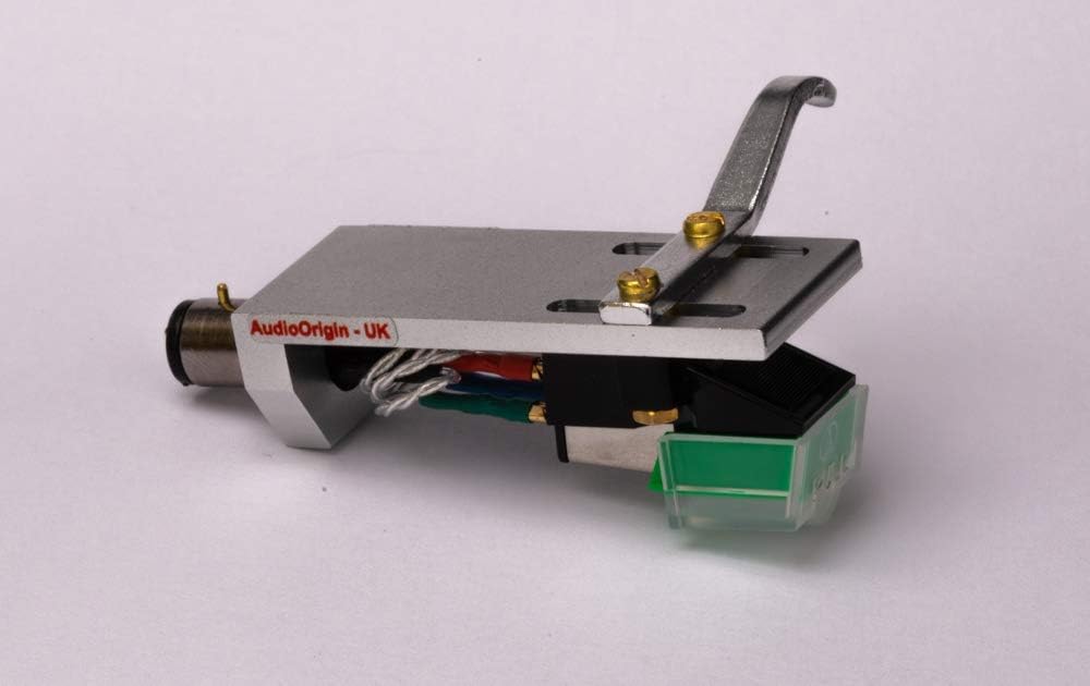 Headshell Cartridge Mount, Eliptical Stylus, Needle for Stanton STR8 20, STR8 30, STR8 50, STR8 80, STR8 90, STR8 100, STR8 150, MADE IN ENGLAND