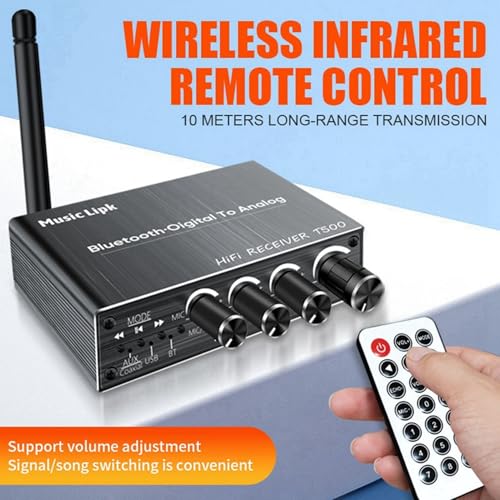 Adaptador Bluetooth 5.3 emisor receptor transmisor AUX 3.5mm y convertidor óptico coaxial audio 7