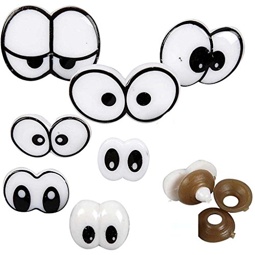 70 Pairs Funny Lovely Cartoon Safety Eyes Cute for Teddy Bear Doll Animal