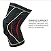ASOONYUM Knee Compression Sleeve -Knee Brace with Side Stabilizers & Patella Gel Pads for Knee Support. Arthritis, Meniscus Tear, Joint Pain Relief & Sports Injury Recovery-Single