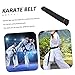 Milisten Karate Belt for Taekwondo Judo Stretchy Uniform Belt Comfortable Martial Arts Waist Wrap Training Accessory for Men