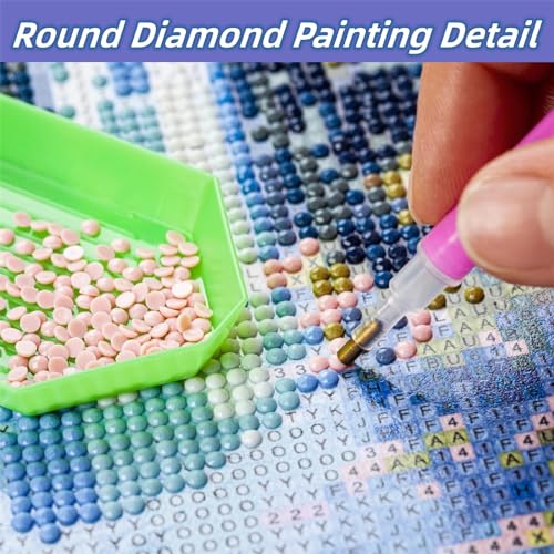 Peinture diamant adulte anti-stress grand format 80x160cm pour s'occuper chez soi - 4