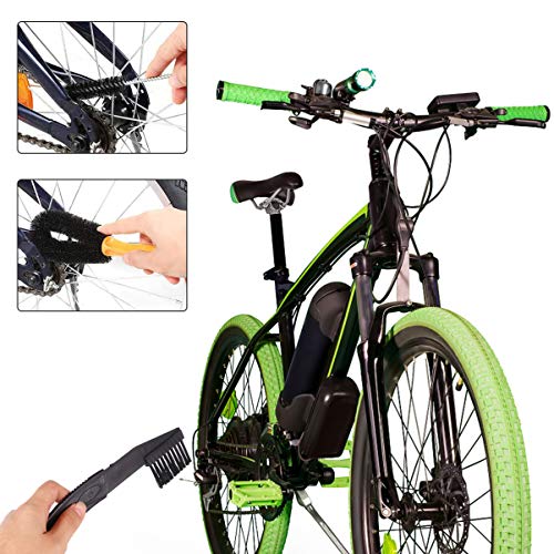 UKCOCO 8 Peças Lavadora De Corrente De Bicicleta Limpador De Corrente Escova De Lavar Ferramenta De