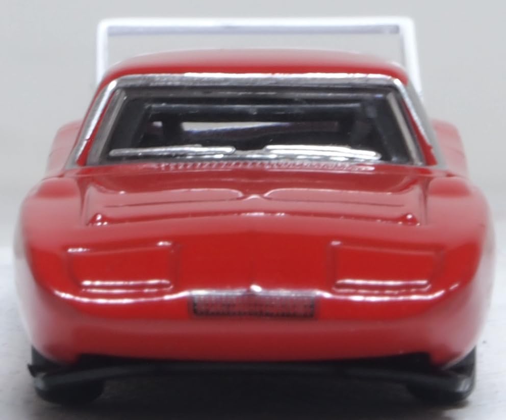 Oxford 1/87 Dodge Charger Daytona 1969 Rojo miniatura 4