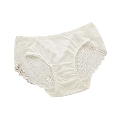 Silk Panties For Women Knit Briefs Panties Lace Hollow Out Womens Underwear B M 3pcs