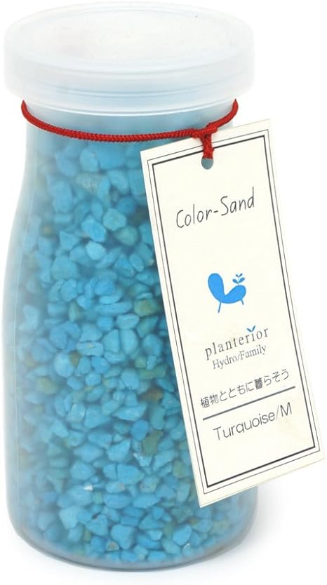 Amazon カラーサンド 1g 中粒 ターコイズ 花 観葉植物 フラワーギフト オンライン通販