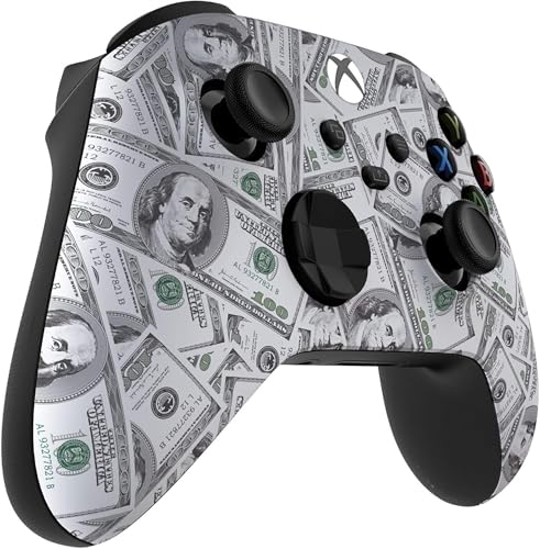 Image of Custom Controllerzz Wireless Controller for Microsoft Xbox Series X /S & Xbox One - Custom Soft Touch Feel - Custom Xbox Series X /S Controller (X /S Money)