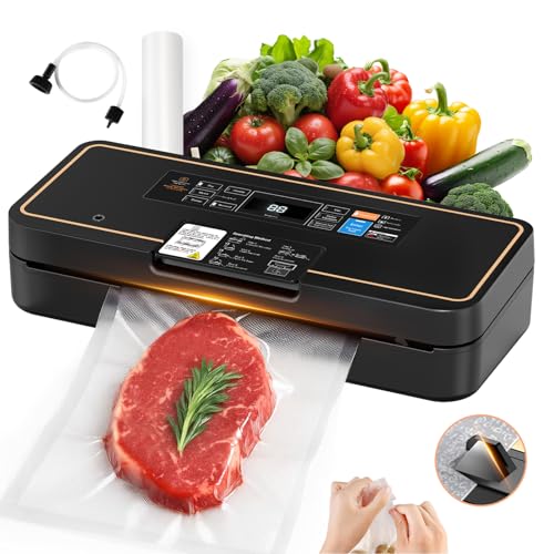 Vacuum Sealer for Food, 95kPa Food Vacuum Saver Sealer Machine,