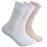 Timberland Women's 3-Pack Ribbed Marled Boot Socks, Multi Color, One Size