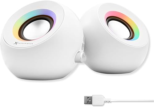 Miniatura 10 de X9 Performance Altavoces de computadora rosa para PC de escritorio con iluminación RGB, Bluetooth, USB y AUX - Conexión de triple modo,