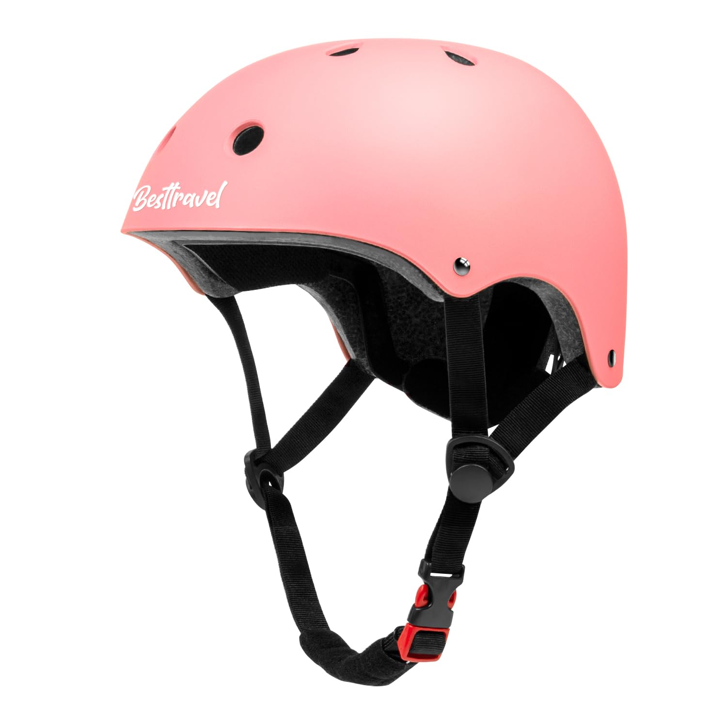 Besttravel Kids Helmet, Toddler Helmet Adjustable Toddler Bike Helmet Ages 3-8 Years Old Boys Girls Multi-Sports Safety (Dusty Pink 2.0, XS/S 48-54cm) โ image 1