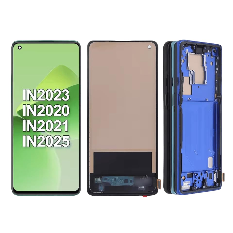 Écran LCD pour OnePlus 8 Pro Noir avec Châssis Assemblé YOOOKOOO - 2