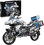 Realistischen Funktionen : Mit vielen technischen Details zum Beispiel den 6-Gang-Getriebe, den H4-zylinder-Motor mit beweglichen Kolben, die Vorder- und Hinterradaufhängung, den Kettenantrieb, zu öffnendes Gepäck. Von den Reifen bis hin zur Windschutzscheibe wurde kein Detail übersehen. Das Set enthält sowohl einen Ausstellungsständer als auch einen Rennständer, so dass du dein Motorrad-Modell ideal ausstellen kannst.