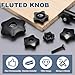 uxcell 5Pcs Star Knob, 1/4