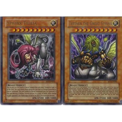 yugioh card sphinx Amazon.com: Yugioh 3 Sphinx Cards,thenen, Andro & Teleia Ultra Rare : Toys  & Games main image 0
