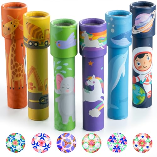 iKeelo 6PCS Caleidoscopi per Bambini, Bomboniere per Feste di Compleanno per Bambini, Caleidoscopio educativo Classico...