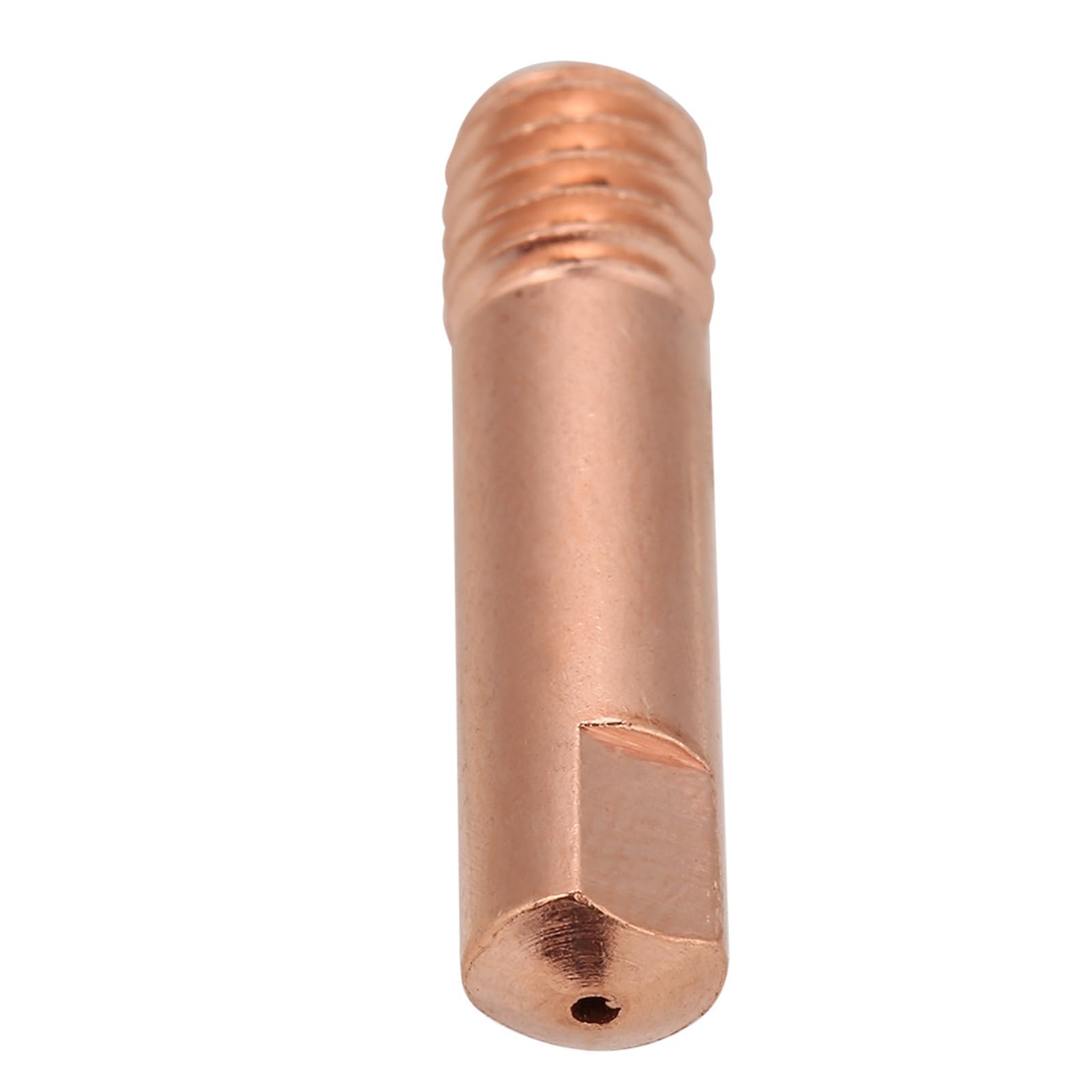 Wakects Punta di Contatto in Rame da 20 Pezzi, Punta di Contatto per Saldatura in Rame Rosso per Binzel 15AK MIG, Dimensioni 0,8 Mm, Materiali di Consumo Durevoli e Resistenti Alle Alte Temperature