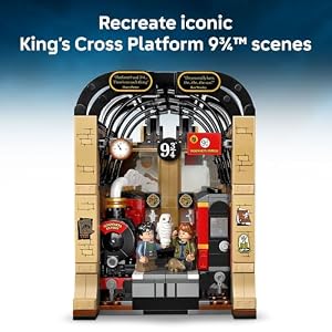 LEGO Harry Potter Book Nook: Hogwarts Express Building Set - Bedroom Shelf Decor for Boys, Girls, & Fans, Ages 10+ - Collectible Harry & Ron Minifigures - Birthday Gift Idea - 76450 — photo 3 of 6