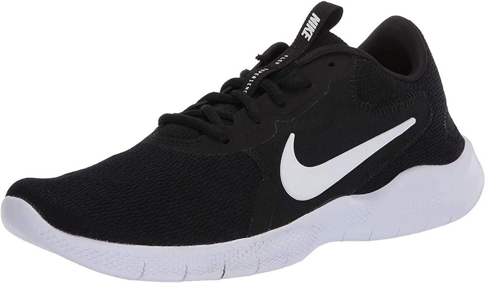 Nike Women's Flex Experience Run 9 Shoe 8 Regular US Black/White-dark Smoke Grey