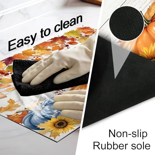 Image of Fall Pumpkin Stove Top Covers for Electric Stove, 28.4x20.5 in