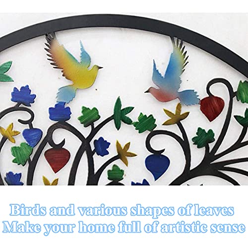 31.5Inch Metal Wall Art - Tree Of Life - 3D Wall Silhouette Wall Sculpture, Wrought Iron Wall Decor, Home Office Decoration Bedroom Living Room #TOP5