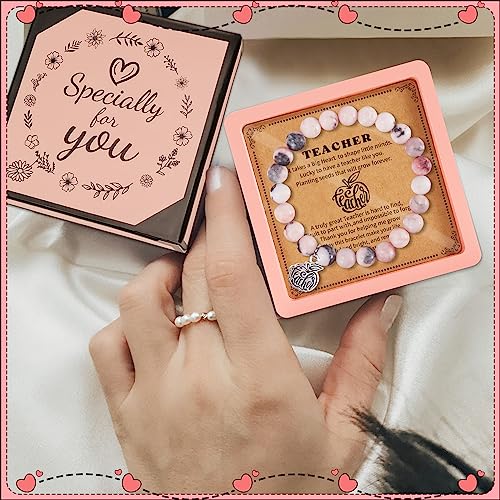 Teacher Gifts For Women, Teacher Appreciation Gifts, Graduation Thank You Gifts For Teacher Female, Apple Bracelets Teacher Gifts #TOP2