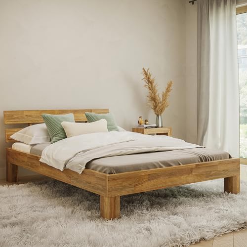 Massivholzbett 140x200 - schlafparadies-xxl.de