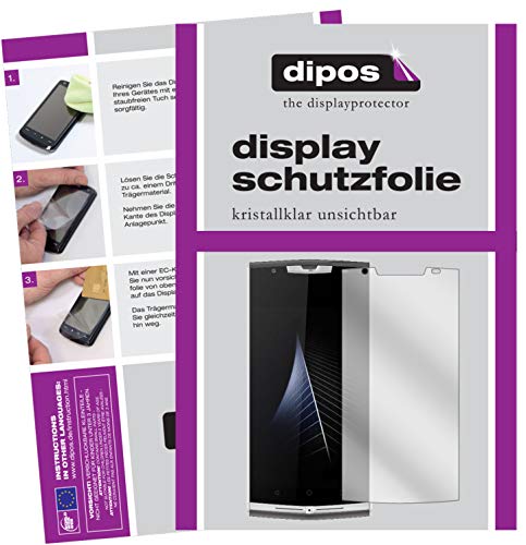 dipos I 6X Schutzfolie klar kompatibel mit Oukitel K10000 Pro Folie Bildschirmschutzfolie