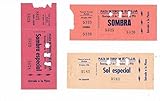 carteles de toros antiguos en seda postal antigua Genérico LOTE 10 ENTRADAS DE TOROS ANTIGUAS PLAZA DE TOROS ÉCIJA AÑOS 50 TAUROMAQUIA TOREROS