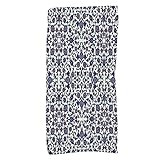  Floral Design,Bath Towels/Hand Towels/Washcloths,Floral Pattern with Victorian Design,Bathroom Towels Soft & Absorbent Towels for Bathroom,Multicolor,12x27.5in